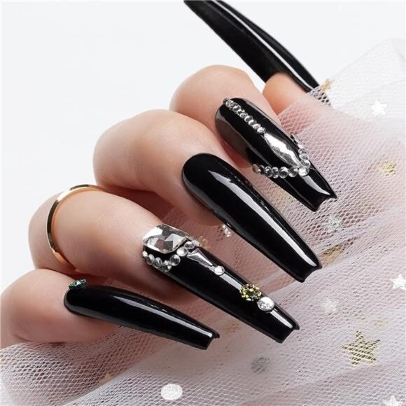 Nail Rhinestone Glue Gel, Upgrade Gel Nail Glue with Brush Pen Tip Super Strong - Picture 6 of 7